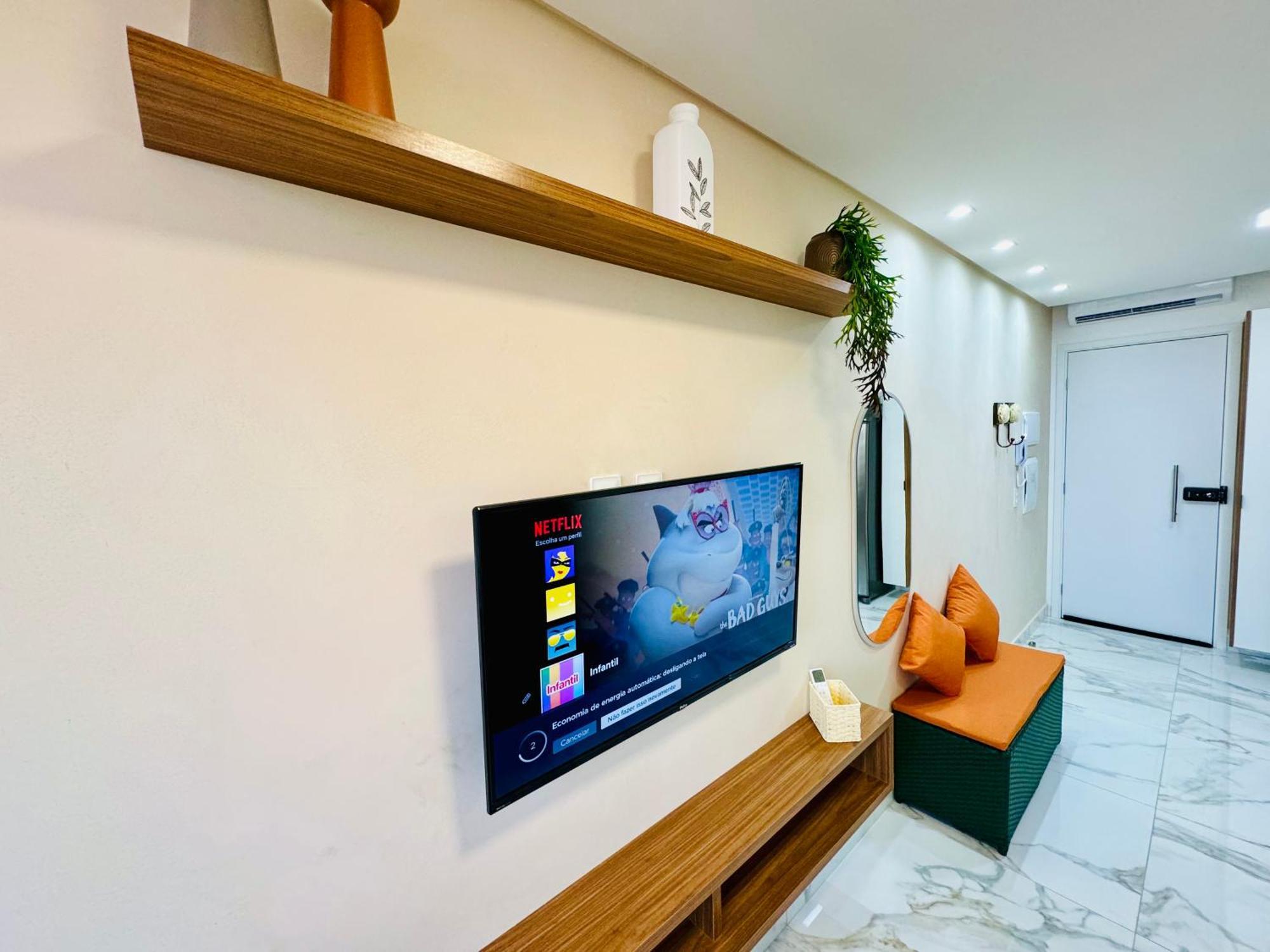 Apartamento Edificio Porto Atlantis, Com Rooftop, A 50m Do Mar